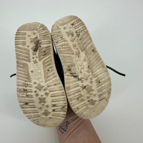 Hey Dude Wally Toddler Stretch Black White Slip On Lightweight Sneaker K7 - Picture 11 of 11